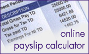 Use our online payslip calculator