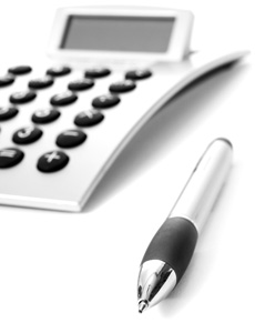 Calculator and Pen - Chichester Accounting